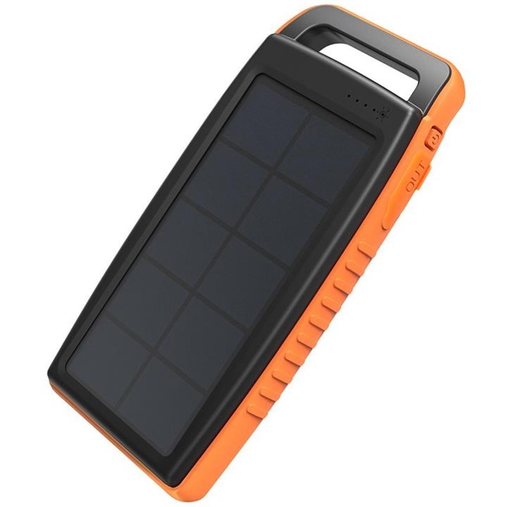 شارژر همراه خورشیدی راو پاور مدل RP-PB003 ظرفیت 15000 میلی آمپر ساعت